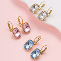 Stainless Steel Tarnish-Free Rhinestone Earrings