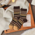 Fair Island Vintage Ethnic Style Artsy Socks
