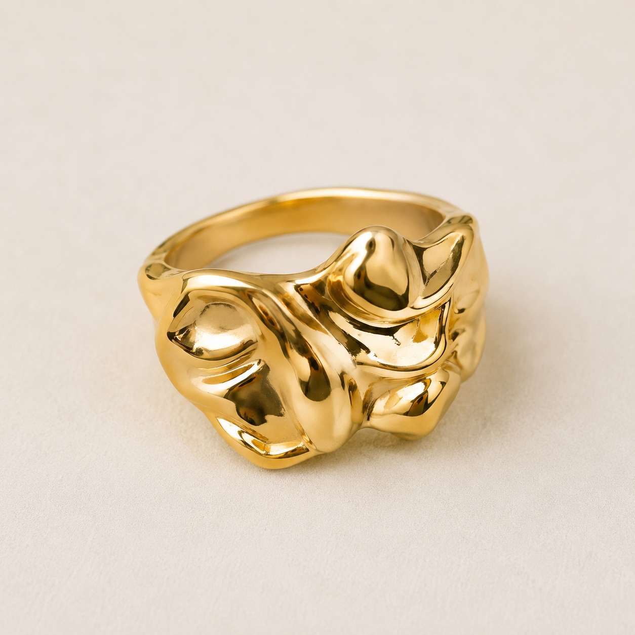 Baroque Pearl Statement Ring