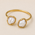 Baroque Pearl Wrap Bangle