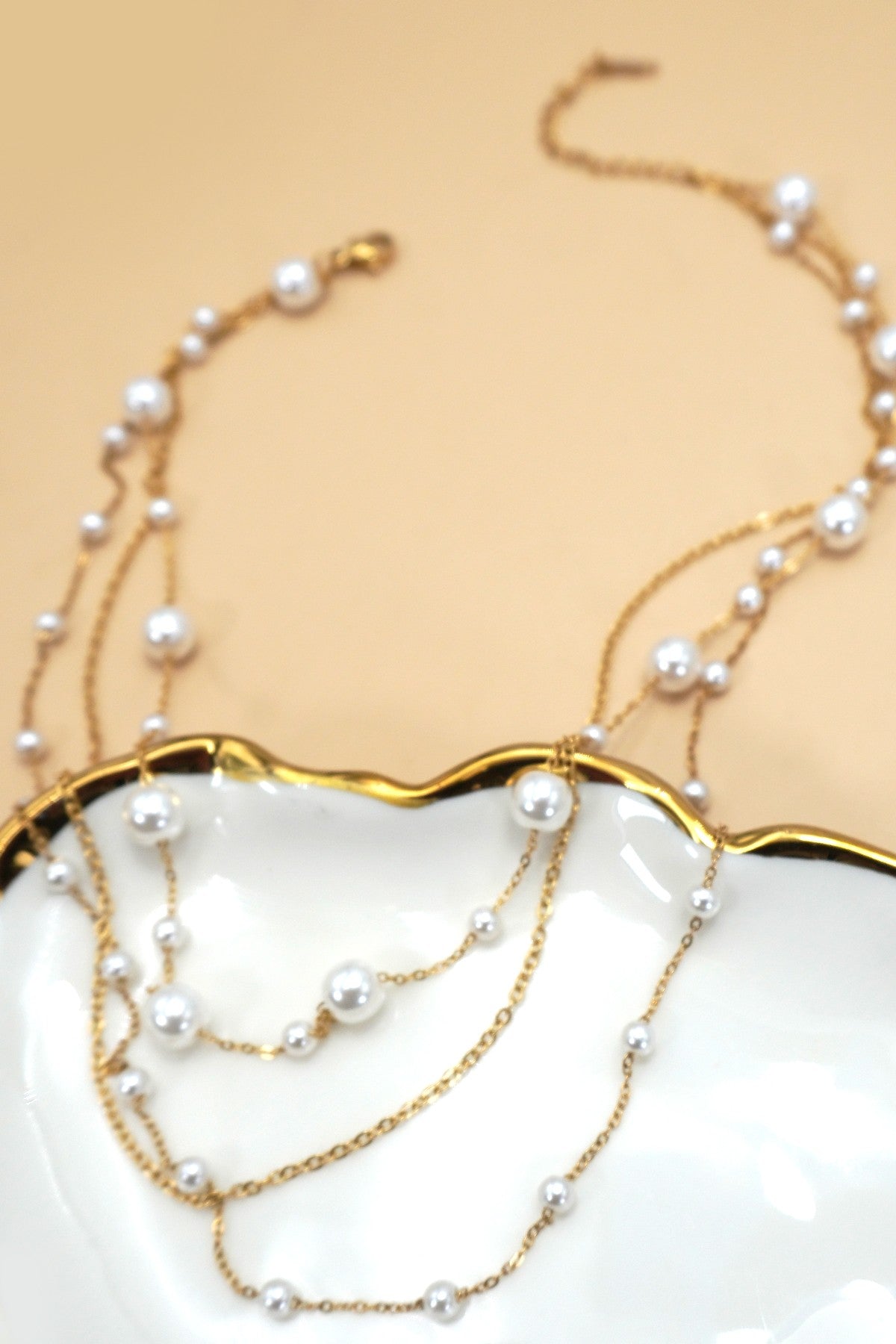 18k Stainless Steel Tarnish Free Layered Necklace