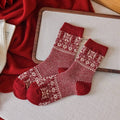 Christmas Fair Isle Socks for Fall/Winter