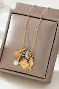 Nautical Charm Ball Chain Necklace