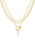 18k Stainless Steel Tarnish Free Layered Necklace